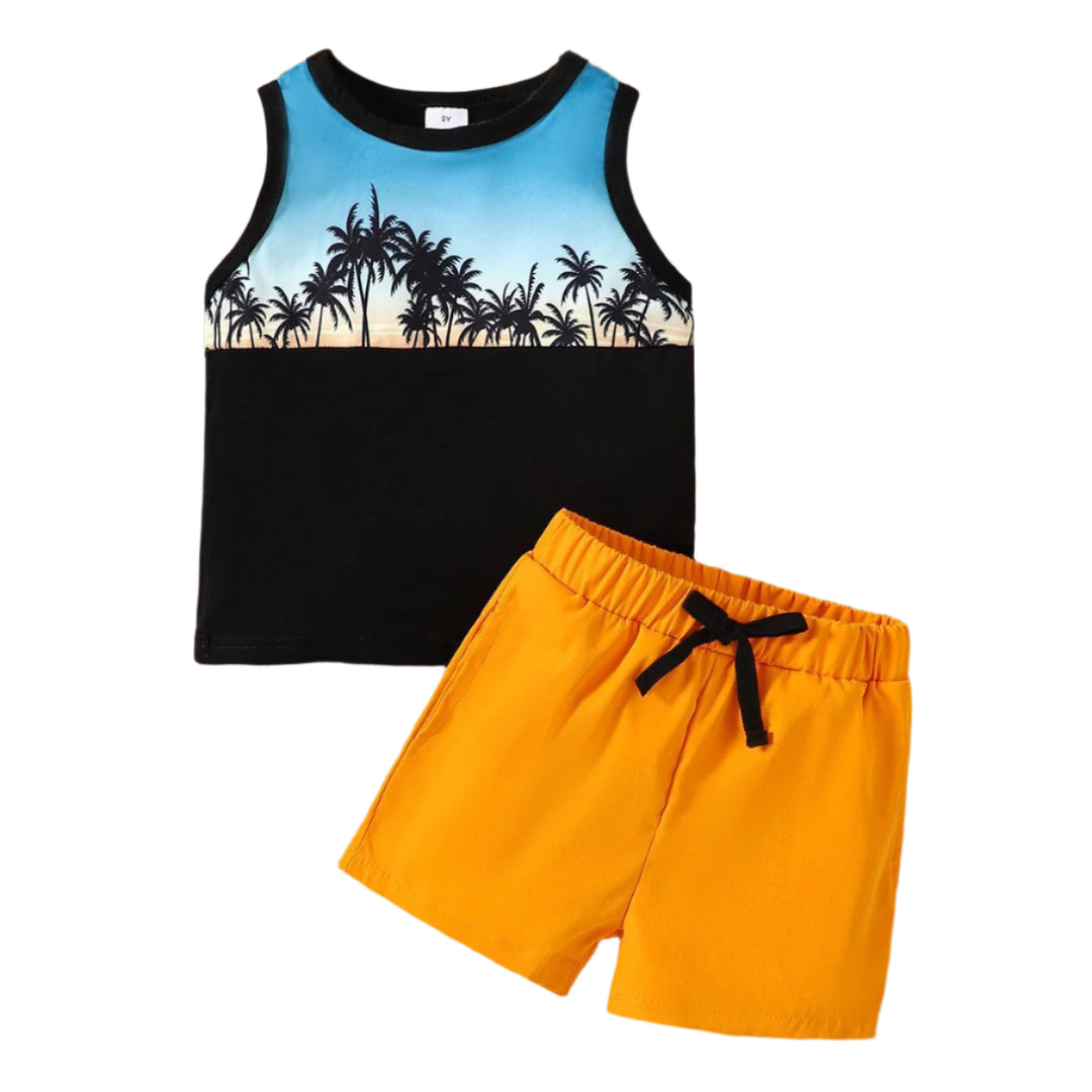 Fashion Personality Boy Short Suit