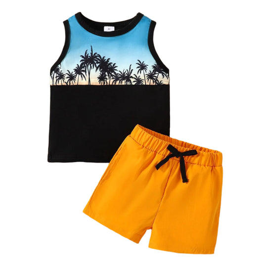 Fashion Personality Boy Short Suit